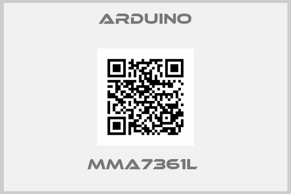 Arduino-MMA7361L 