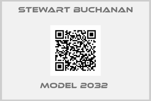 Stewart Buchanan-MODEL 2032 