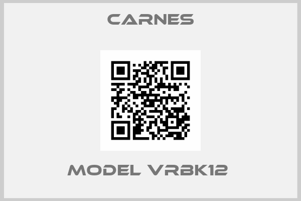 Carnes-MODEL VRBK12 