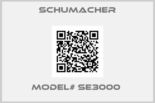 Schumacher-MODEL# SE3000 