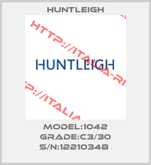Huntleigh-MODEL:1042 GRADE:C3/30 S/N:12210348 