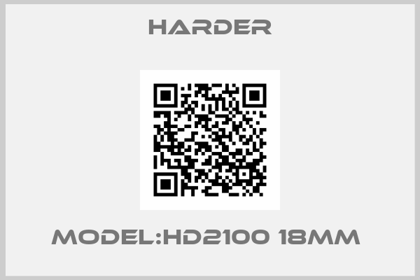 Harder-MODEL:HD2100 18MM 