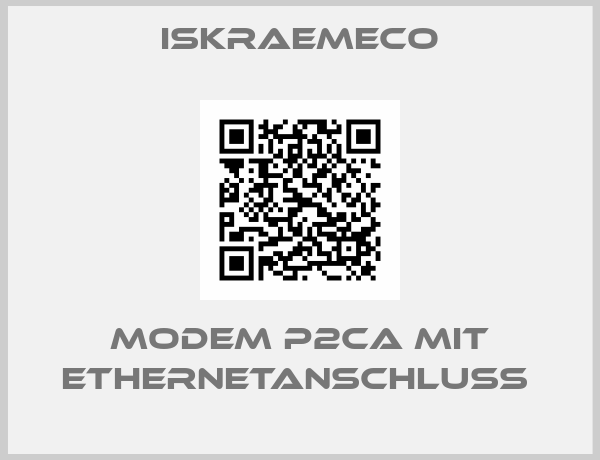 Iskraemeco-MODEM P2CA MIT ETHERNETANSCHLUSS 