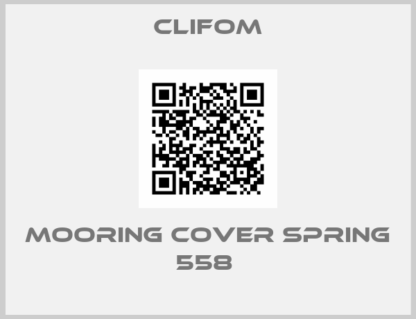 Clifom-MOORING COVER SPRING 558 