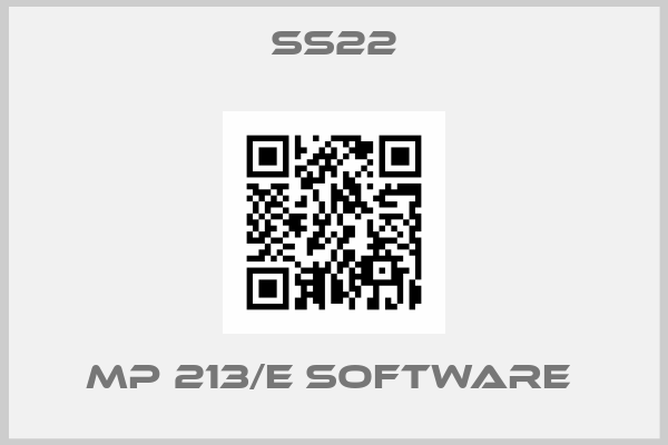 ss22-MP 213/E SOFTWARE 
