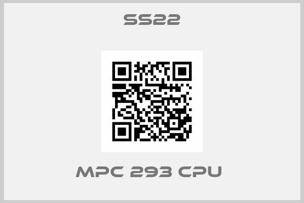 ss22-MPC 293 CPU 