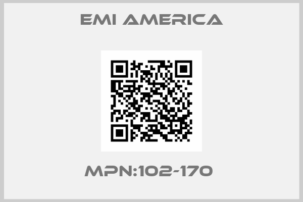 EMI AMERICA-MPN:102-170 
