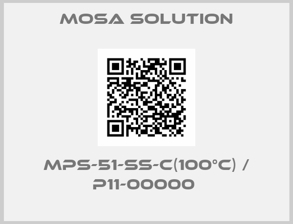 Mosa Solution-MPS-51-SS-C(100°C) / P11-00000 