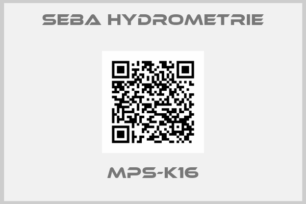 Seba Hydrometrie-MPS-K16