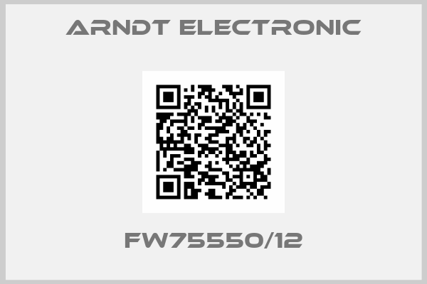 Arndt Electronic-FW75550/12