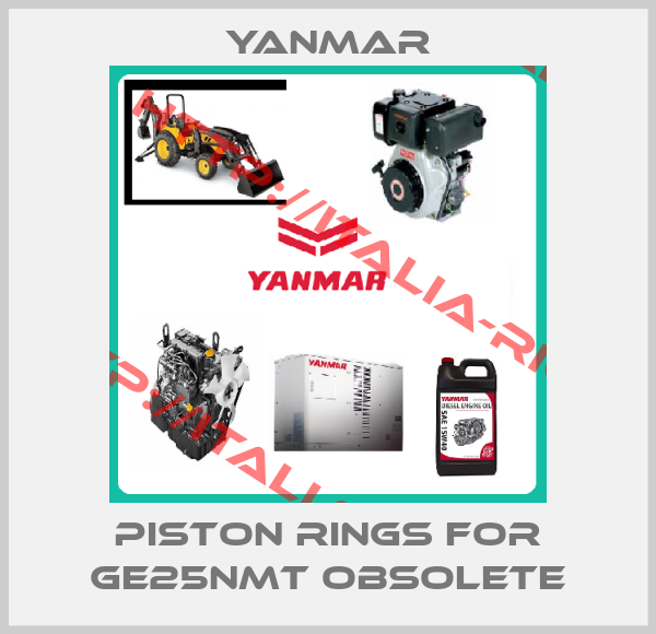 Yanmar-Piston rings for GE25NMT obsolete