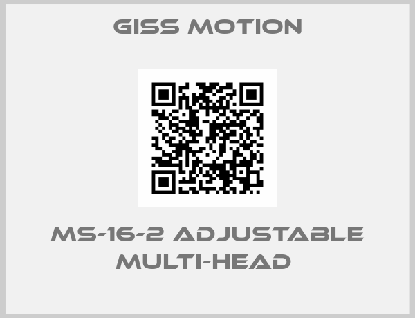 Giss Motion-MS-16-2 ADJUSTABLE MULTI-HEAD 