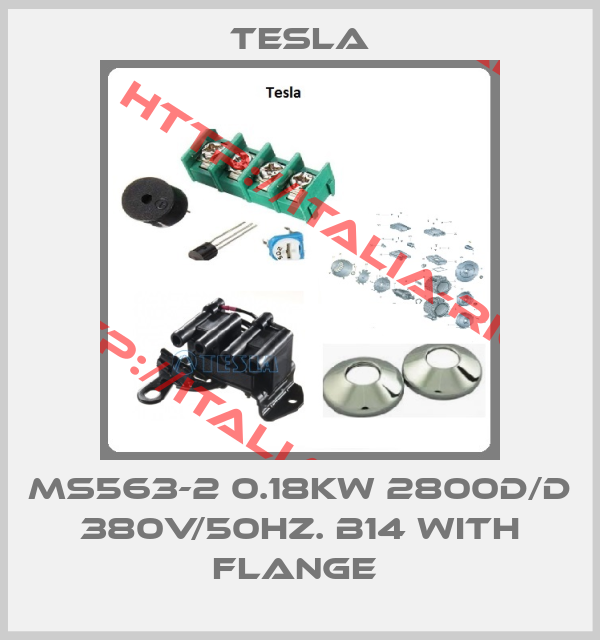 Tesla-MS563-2 0.18KW 2800D/D 380V/50HZ. B14 WITH FLANGE 