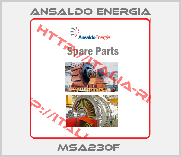 ANSALDO ENERGIA-MSA230F 