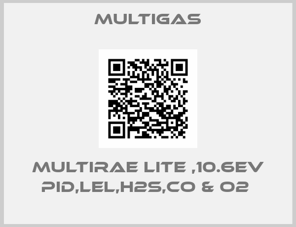 Multigas-MULTIRAE LITE ,10.6EV PID,LEL,H2S,CO & O2 