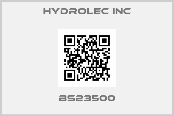 Hydrolec Inc-BS23500