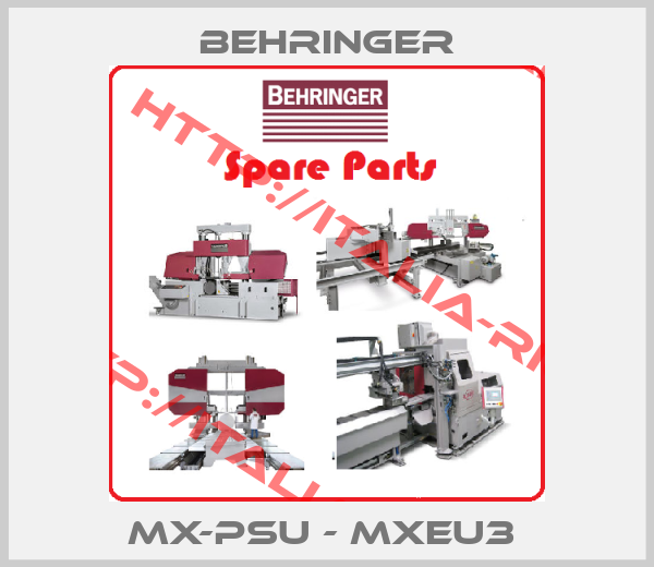 Behringer-MX-PSU - MXEU3 