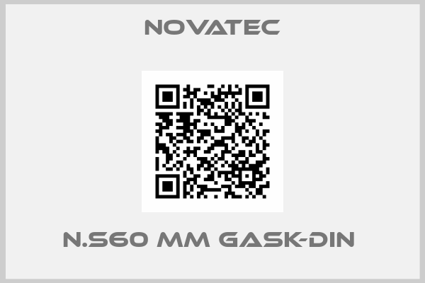 Novatec-N.S60 MM GASK-DIN 