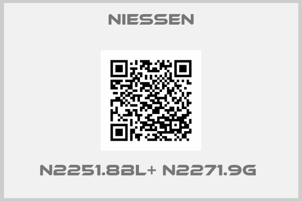 NIESSEN-N2251.8BL+ N2271.9G 