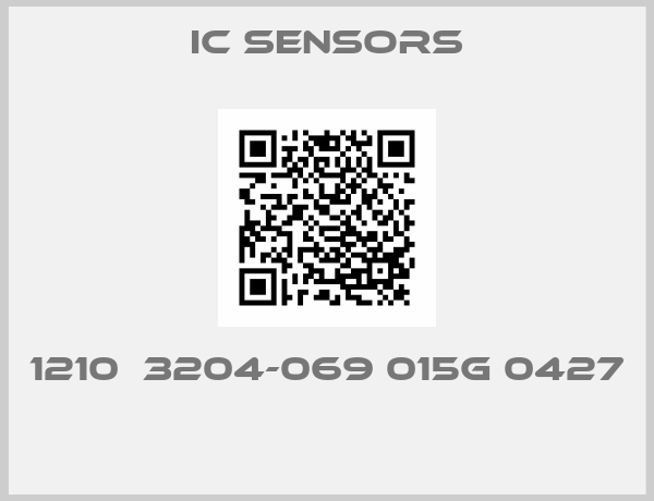 Ic Sensors-1210  3204-069 015G 0427 
