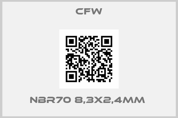CFW-NBR70 8,3X2,4MM 