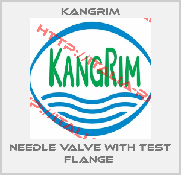 Kangrim-NEEDLE VALVE WITH TEST FLANGE 