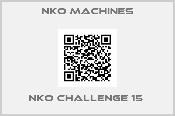 NKO MACHINES-NKO CHALLENGE 15 