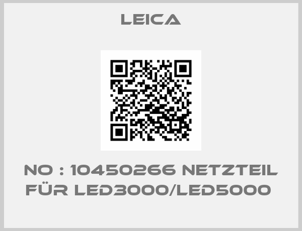 Leica-No : 10450266 Netzteil für LED3000/LED5000 