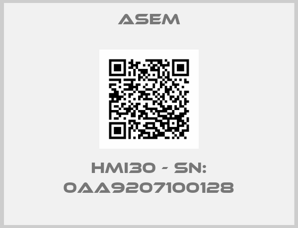 ASEM-HMI30 - SN: 0AA9207100128