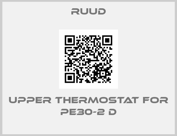 Ruud-Upper Thermostat for PE30-2 D