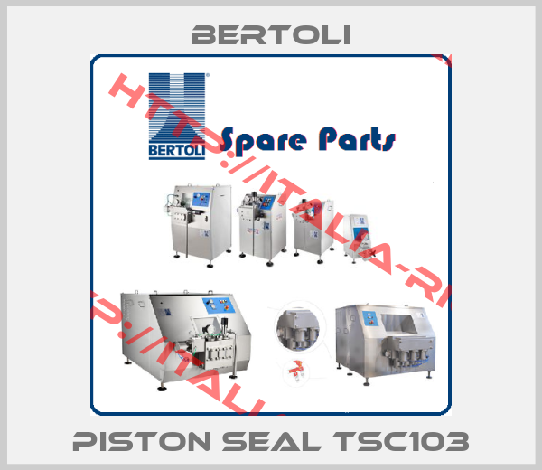 BERTOLI-PISTON SEAL TSC103