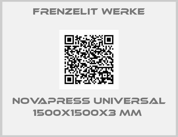 Frenzelit Werke-NOVAPRESS UNIVERSAL 1500X1500X3 MM 