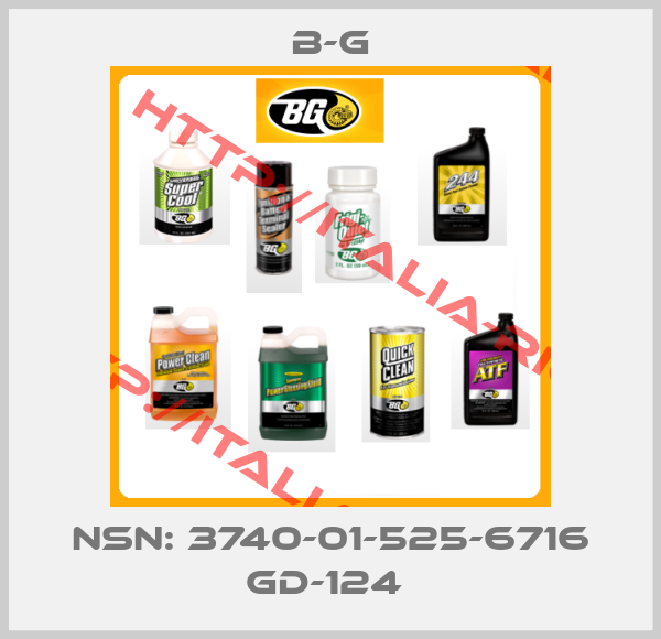 B-G-NSN: 3740-01-525-6716 GD-124 