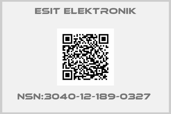 ESIT ELEKTRONIK-NSN:3040-12-189-0327 