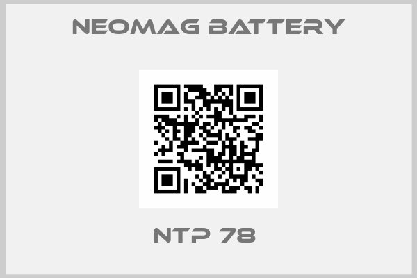 NEOMAG BATTERY-NTP 78 