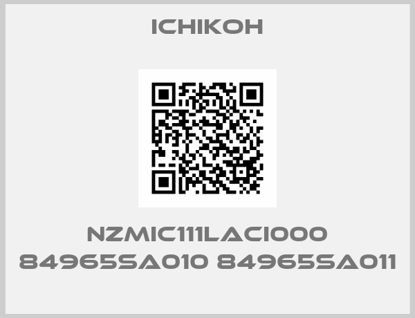 Ichikoh-NZMIC111LACI000 84965SA010 84965SA011