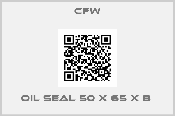CFW-OIL SEAL 50 X 65 X 8 