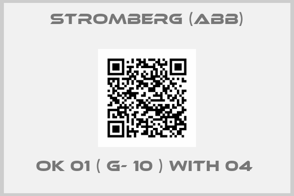 Stromberg (ABB)-OK 01 ( G- 10 ) WITH 04 