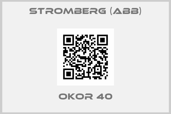 Stromberg (ABB)-OKOR 40