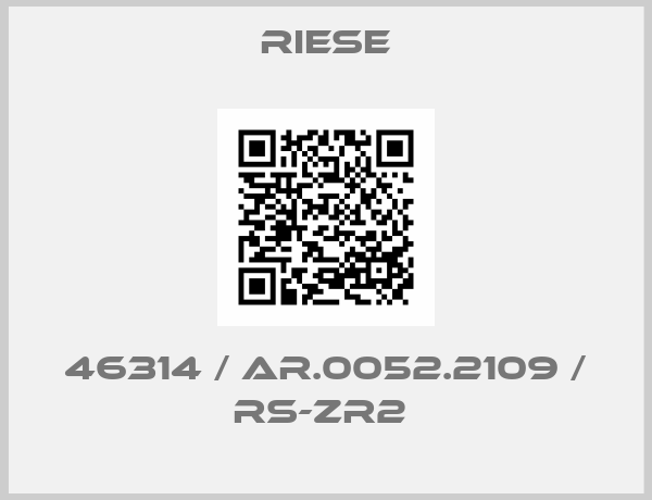 Riese-46314 / AR.0052.2109 / RS-ZR2 