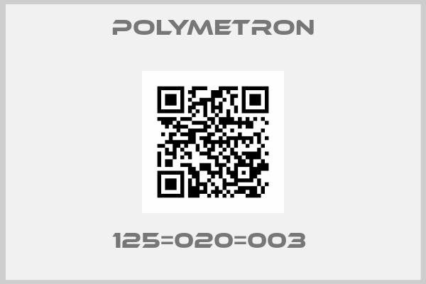 Polymetron-125=020=003 