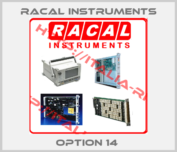 RACAL INSTRUMENTS-OPTION 14 