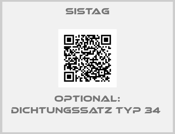 Sistag-OPTIONAL: DICHTUNGSSATZ TYP 34 