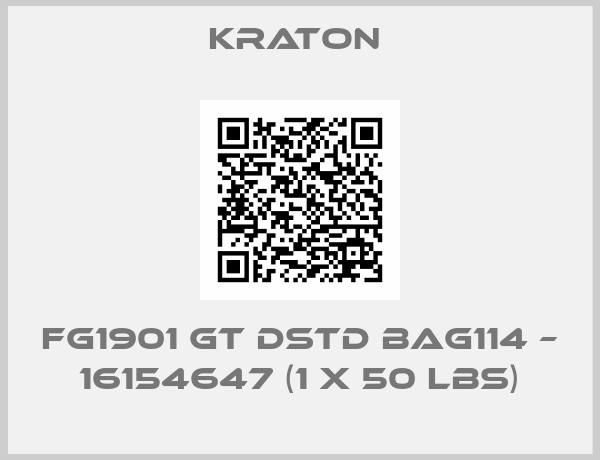 KRATON -FG1901 GT DSTD BAG114 – 16154647 (1 x 50 lbs)