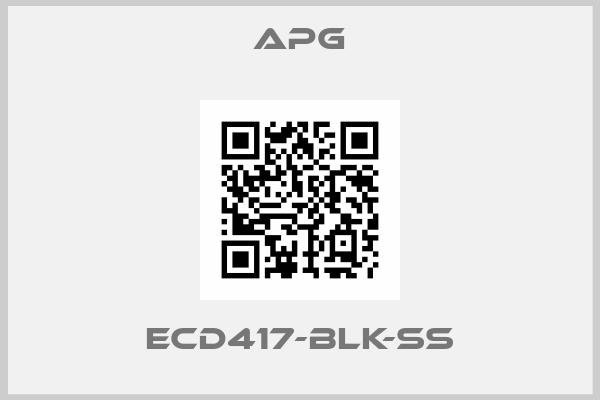 APG-ECD417-BLK-SS