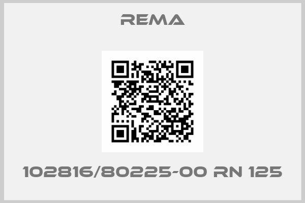 Rema-102816/80225-00 RN 125