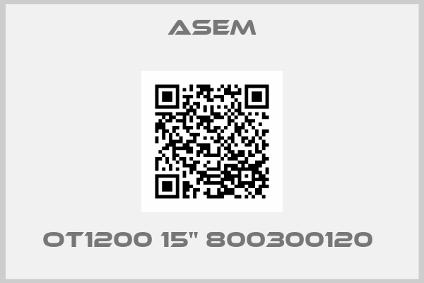 ASEM-OT1200 15" 800300120 