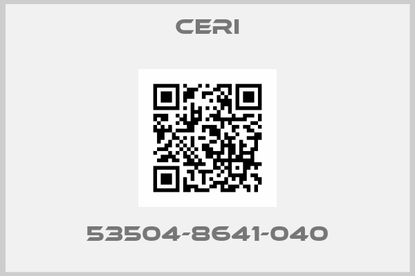 CERI-53504-8641-040