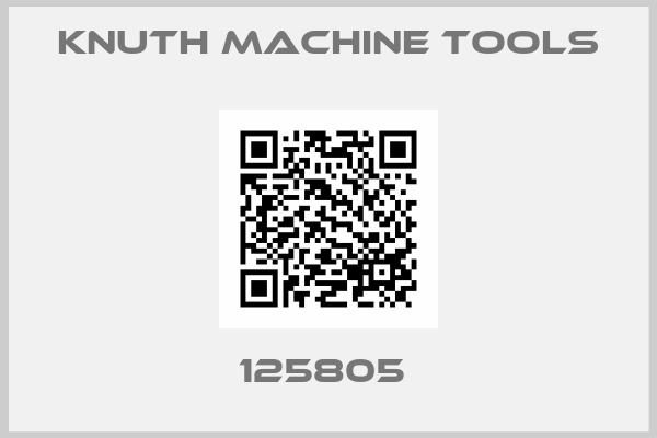 Knuth Machine Tools-125805 
