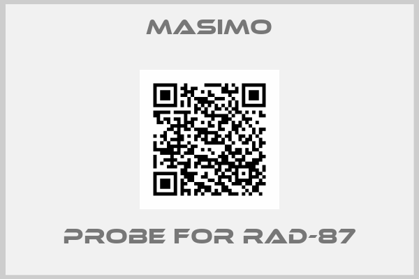 Masimo-probe for RAD-87